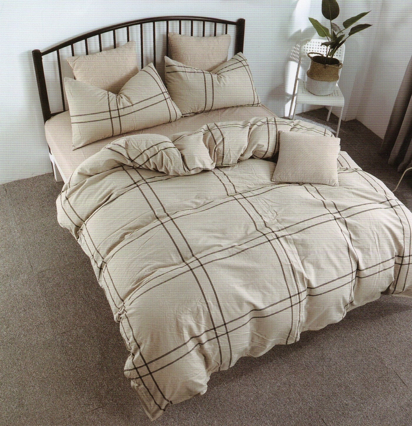 100 % Washed Cotton Breathable Bedding