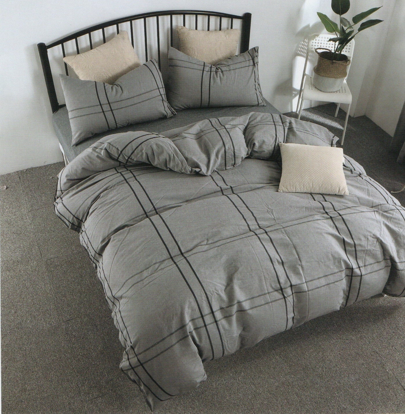 100 % Washed Cotton Breathable Bedding
